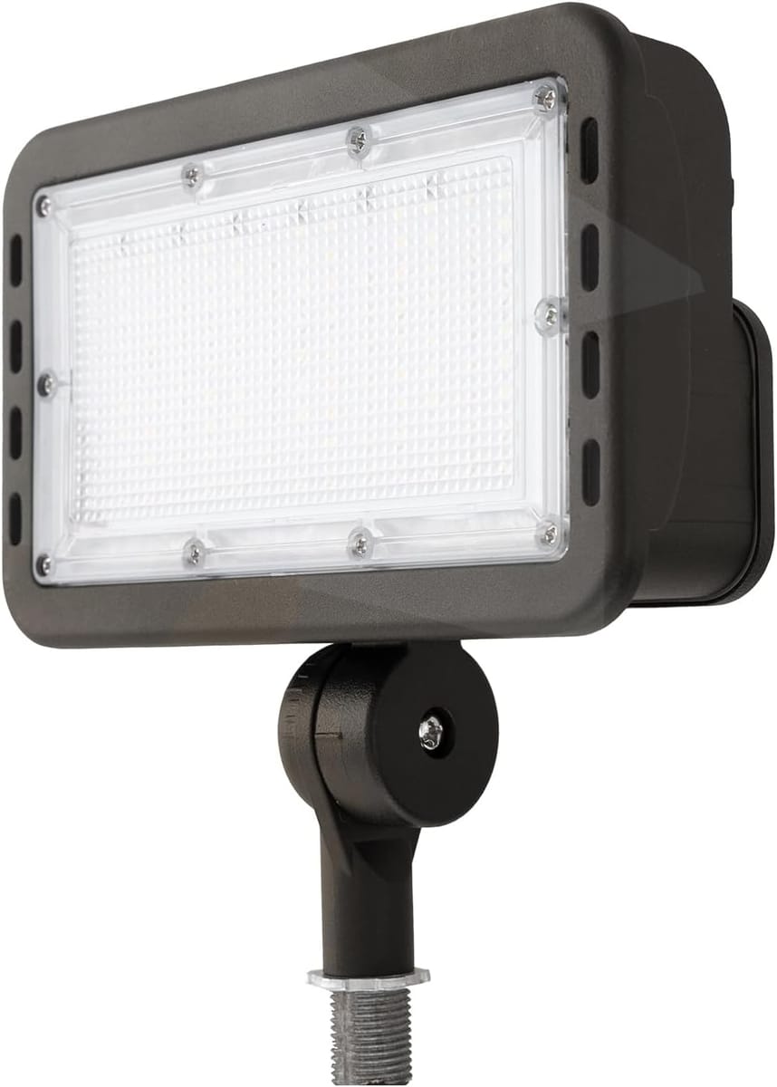 Outdoor Flood Light, 50W/30W/15W Selectable, 5CCT (B0GK8P76RY), product photo 1 of 6